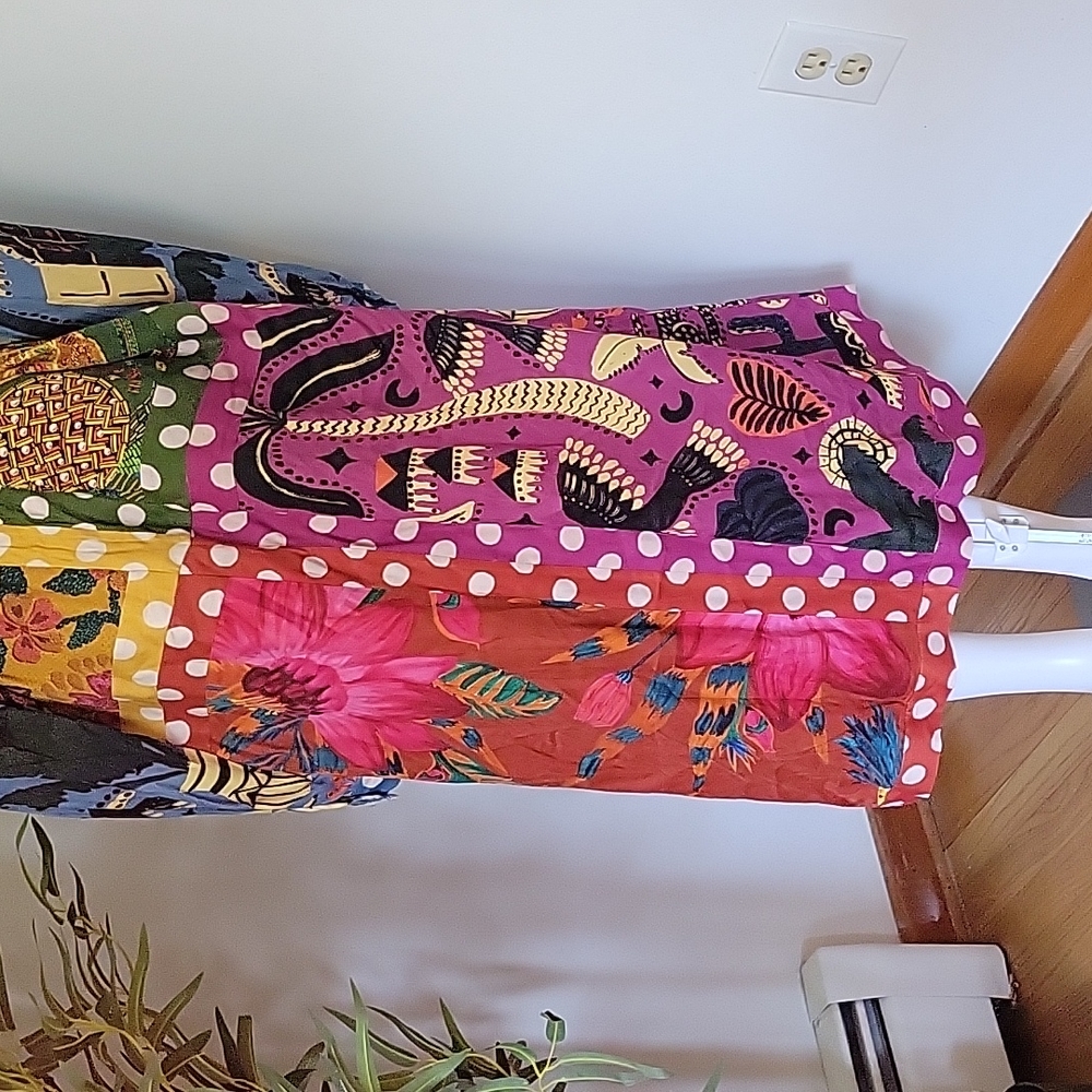 Farm Rio Earth Rainbow Shirtdress - Picture 9 of 14